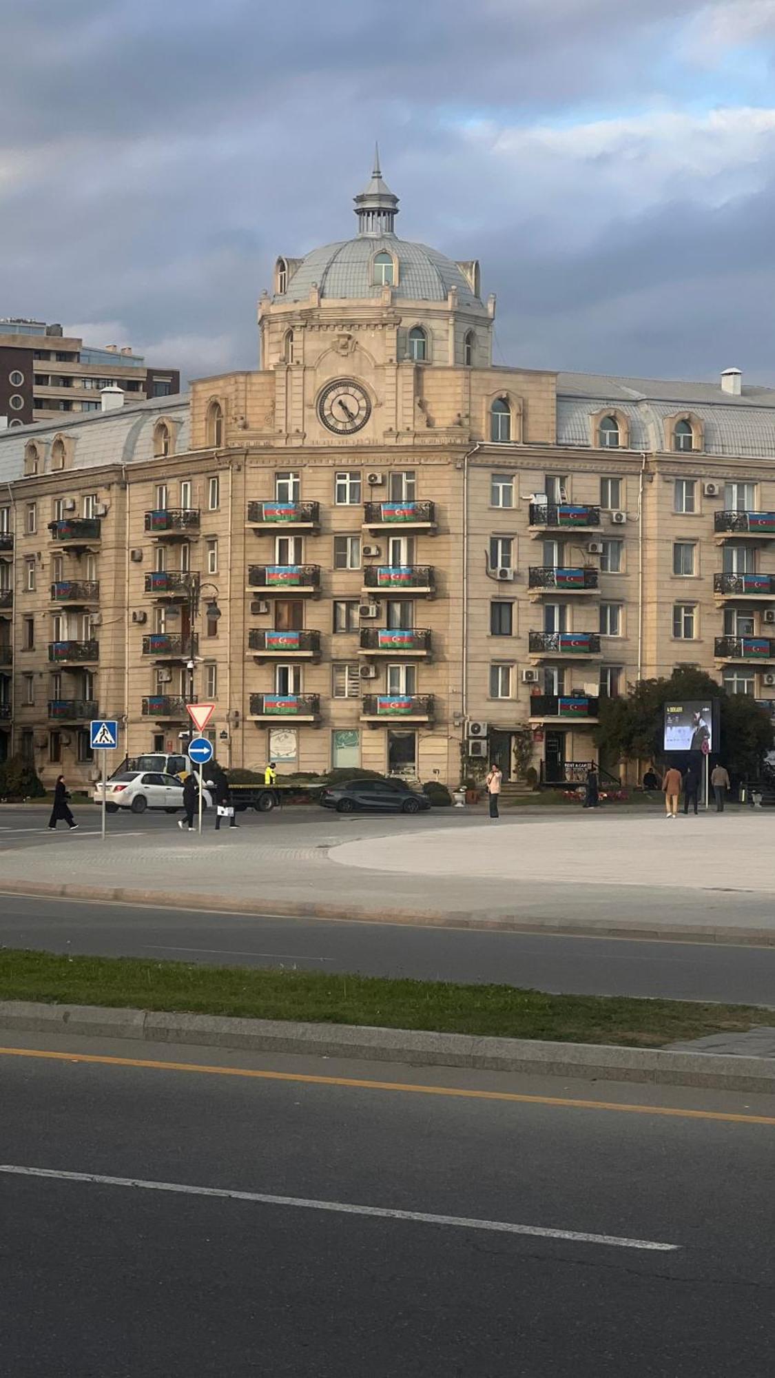 Boulevard Apartment With Sea View Baky Esterno foto